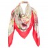 Платок Gucci GG Blooms Print Silk Red