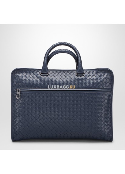 ПОРТФЕЛЬ BOTTEGA VENETA INTRECCIATO 10199 BRIEFCASE BLUE