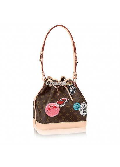 Сумка Louis Vuitton Monogram canvas Petit Noé World Tour M43233